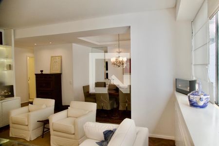 Sala  de apartamento à venda com 4 quartos, 135m² em Lagoa, Rio de Janeiro