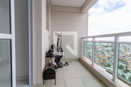 Varanda da Sala de apartamento para alugar com 1 quarto, 50m² em Vila Mogilar, Mogi das Cruzes