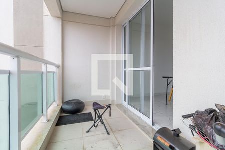 Varanda da Sala de apartamento para alugar com 1 quarto, 50m² em Vila Mogilar, Mogi das Cruzes