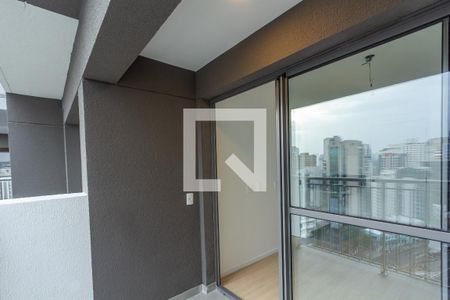 varanda de kitnet/studio para alugar com 1 quarto, 27m² em Vila Nova Conceição, São Paulo