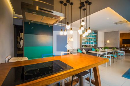 Apartamento para alugar com 48m², 1 quarto e 1 vaga Apartamento para alugar com 48m², 1 quarto e 1 vagaÁrea comum - Salão de festas