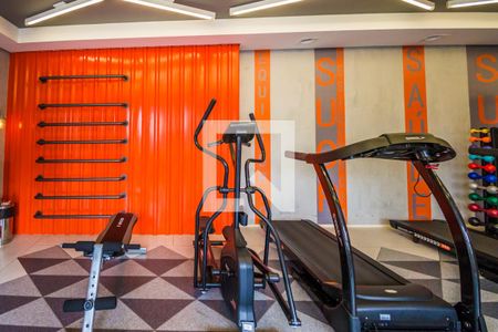 Apartamento para alugar com 48m², 1 quarto e 1 vaga Apartamento para alugar com 48m², 1 quarto e 1 vagaÁrea comum - Academia