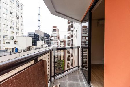 Varanda de apartamento para alugar com 1 quarto, 45m² em Jardim Paulista, São Paulo