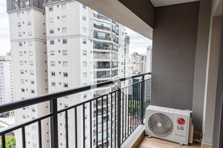 Varanda de kitnet/studio à venda com 1 quarto, 25m² em Indianópolis, São Paulo
