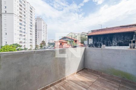 Varanda da Sala de casa à venda com 3 quartos, 180m² em Vila Humaita, Santo André