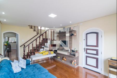 Sala de casa à venda com 3 quartos, 180m² em Vila Humaita, Santo André