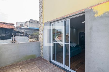 Varanda da Sala de casa à venda com 3 quartos, 180m² em Vila Humaita, Santo André