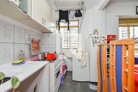 Cozinha de kitnet/studio à venda com 1 quarto, 45m² em Centro, São Paulo