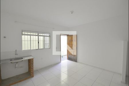 Sala/Cozinha de casa para alugar com 1 quarto, 42m² em Vila Brasilina, São Paulo