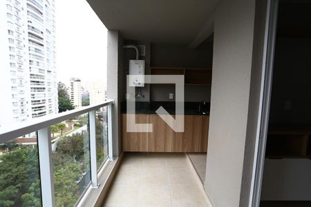 varanda de apartamento à venda com 1 quarto, 38m² em Vila Andrade, São Paulo