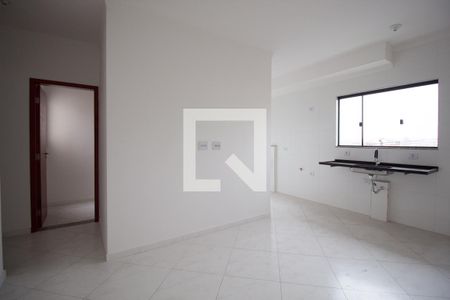 Sala/Cozinha de apartamento à venda com 2 quartos, 48m² em Vila Ré, São Paulo