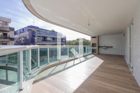 Varanda gourmet de apartamento para alugar com 3 quartos, 133m² em Recreio dos Bandeirantes, Rio de Janeiro