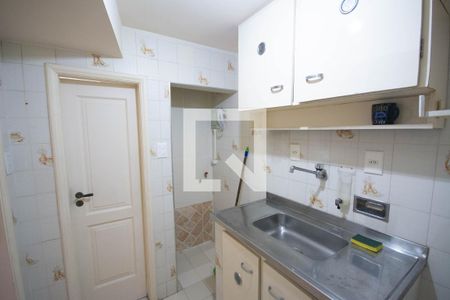 Cozinha de apartamento para alugar com 1 quarto, 22m² em Tijuca, Rio de Janeiro