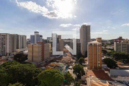 Vista da varanda de apartamento à venda com 1 quarto, 62m² em Botafogo, Campinas