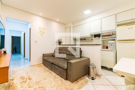 Sala de casa para alugar com 2 quartos, 120m² em Vila Campestre, São Paulo