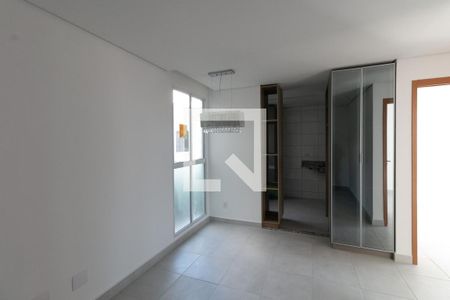 Sala de apartamento para alugar com 2 quartos, 52m² em Chácaras Cotia, Contagem