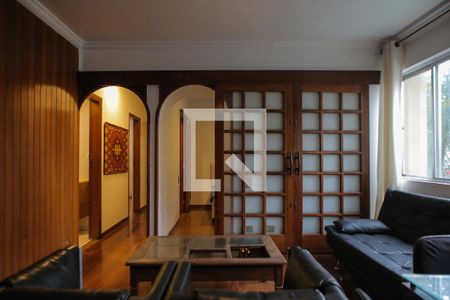 Sala de apartamento para alugar com 3 quartos, 90m² em Marapé, Santos
