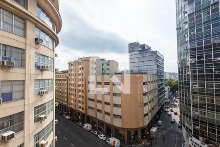 Vista da Sala de kitnet/studio à venda com 1 quarto, 37m² em Centro, Niterói