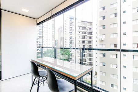 Varanda de apartamento para alugar com 1 quarto, 38m² em Campo Belo, São Paulo