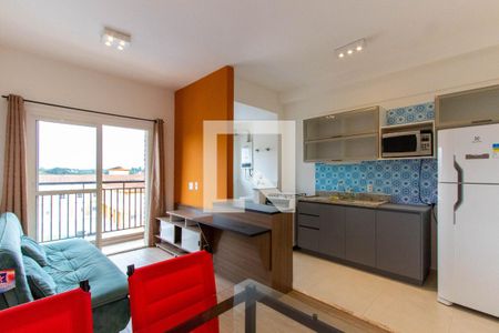 Sala de apartamento para alugar com 1 quarto, 38m² em Granja Viana, Cotia