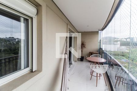 Varanda da Sala de apartamento para alugar com 3 quartos, 140m² em Tamboré, Santana de Parnaíba