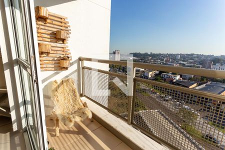 Varanda da Sala de apartamento à venda com 3 quartos, 77m² em Centro, Novo Hamburgo