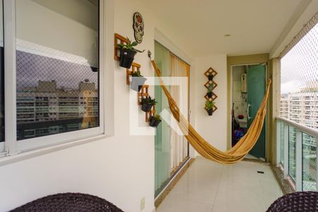 Varanda da Sala de apartamento à venda com 4 quartos, 168m² em Recreio dos Bandeirantes, Rio de Janeiro