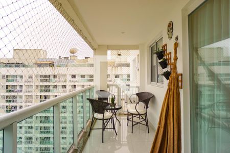 Varanda da Sala de apartamento para alugar com 4 quartos, 168m² em Recreio dos Bandeirantes, Rio de Janeiro