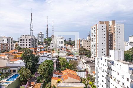 Sala - Vista de apartamento para alugar com 3 quartos, 82m² em Sumaré, São Paulo