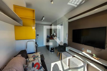 Sala de Estar/Cozinha de kitnet/studio para alugar com 1 quarto, 28m² em Jardim da Glória, São Paulo