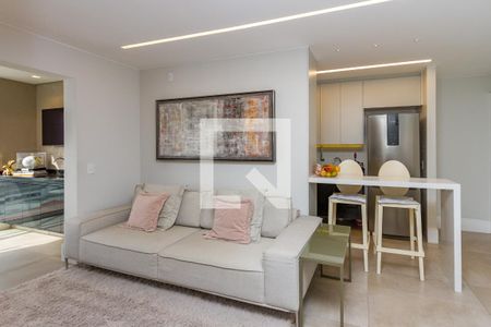 Sala de apartamento para alugar com 2 quartos, 74m² em Jardim das Acácias, São Paulo