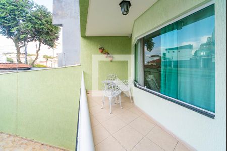Varanda da Sala de casa à venda com 3 quartos, 300m² em Vila Curuca, Santo André