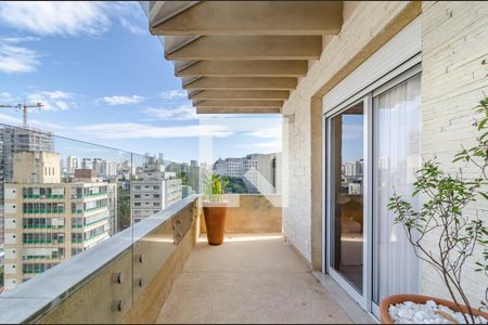 Varanda de apartamento para alugar com 2 quartos, 173m² em Jardim Paulista, São Paulo