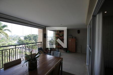 Varanda da Sala de apartamento para alugar com 3 quartos, 132m² em Jardim Taquaral, São Paulo