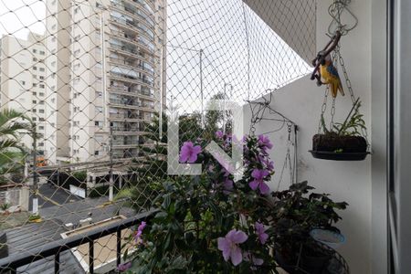 Varanda da Sala de apartamento à venda com 3 quartos, 92m² em Vila Gumercindo, São Paulo