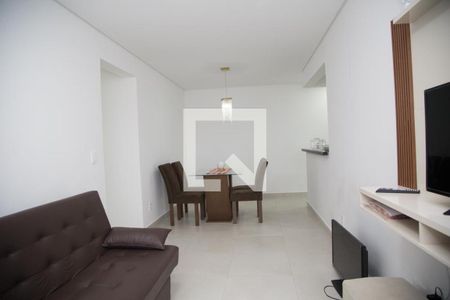 Sala de apartamento para alugar com 2 quartos, 75m² em Tupiry, Praia Grande