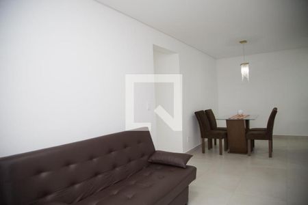 Sala de apartamento para alugar com 2 quartos, 75m² em Tupiry, Praia Grande