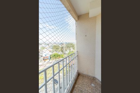 Varanda da sala de apartamento para alugar com 2 quartos, 50m² em Jardim São Miguel, Ferraz de Vasconcelos