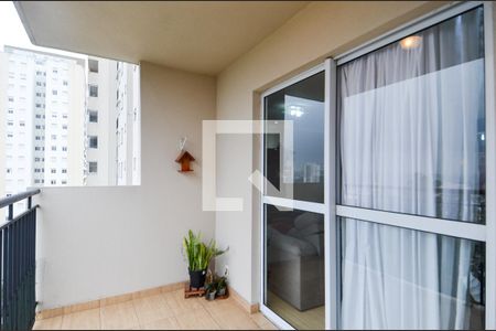 Varanda da Sala de apartamento para alugar com 3 quartos, 83m² em Vila Rosalia, Guarulhos