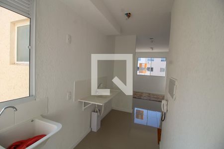 Cozinha e Área de Serviço de apartamento à venda com 2 quartos, 43m² em Estância Velha, Canoas