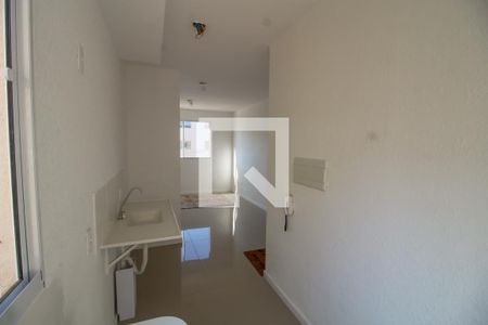 Cozinha e Área de Serviço de apartamento à venda com 2 quartos, 43m² em Estância Velha, Canoas