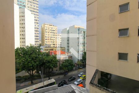 Vista da Sala de kitnet/studio à venda com 1 quarto, 55m² em Catete, Rio de Janeiro