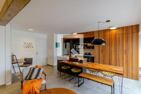 Sala de apartamento para alugar com 1 quarto, 67m² em Consolação, São Paulo