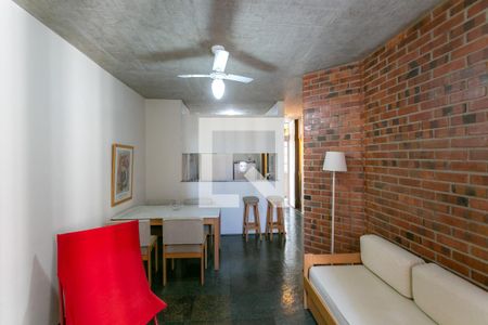 Sala de apartamento para alugar com 1 quarto, 65m² em Funcionários, Belo Horizonte