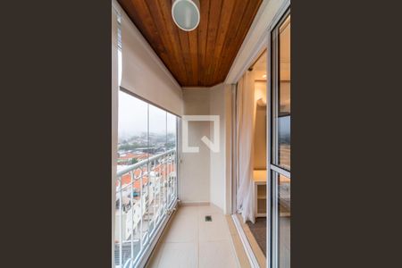 Varanda da Sala de apartamento à venda com 3 quartos, 65m² em Parque Bandeirante, Santo André