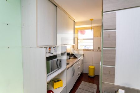 Cozinha de apartamento à venda com 2 quartos, 55m² em Mário Quintana, Porto Alegre
