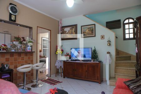 Sala de apartamento para alugar com 2 quartos, 75m² em Gonzaga, Santos
