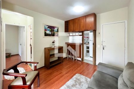 Sala de apartamento para alugar com 2 quartos, 62m² em Indianópolis, São Paulo