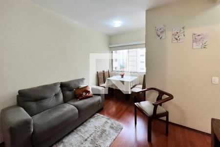 Sala de apartamento para alugar com 2 quartos, 62m² em Indianópolis, São Paulo