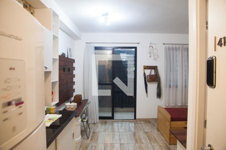 Sala/Quarto de apartamento para alugar com 1 quarto, 27m² em Centro, São Paulo